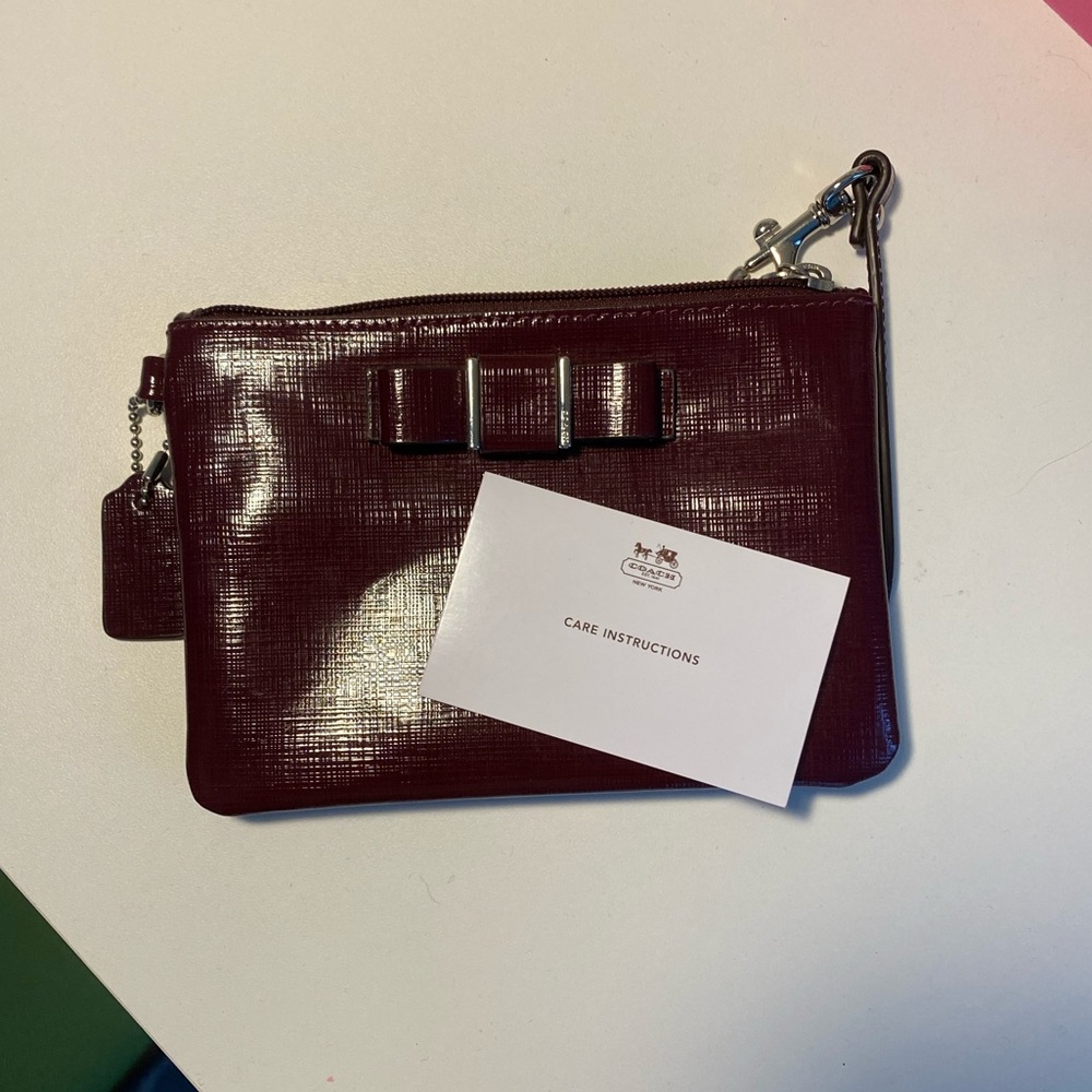 Coach wrist wallet